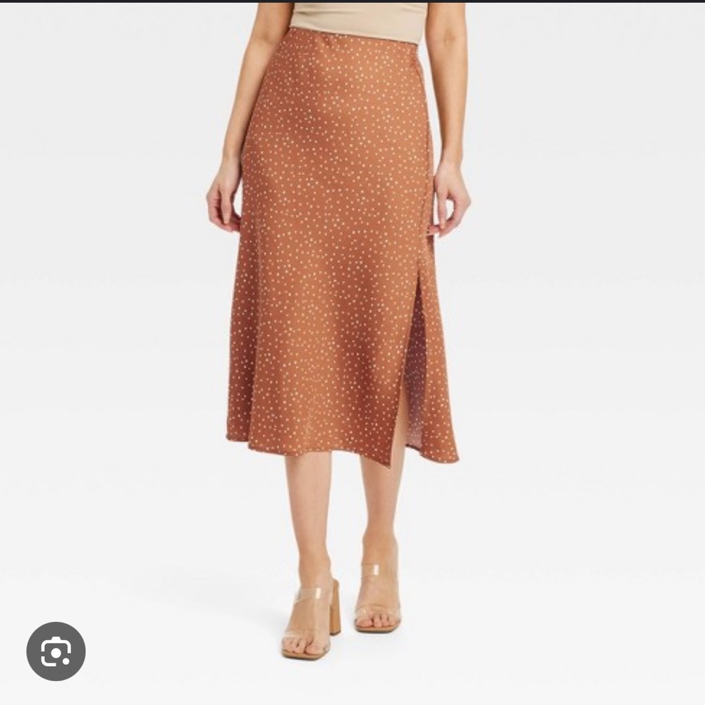 MIDI A-Line Slip Skirt